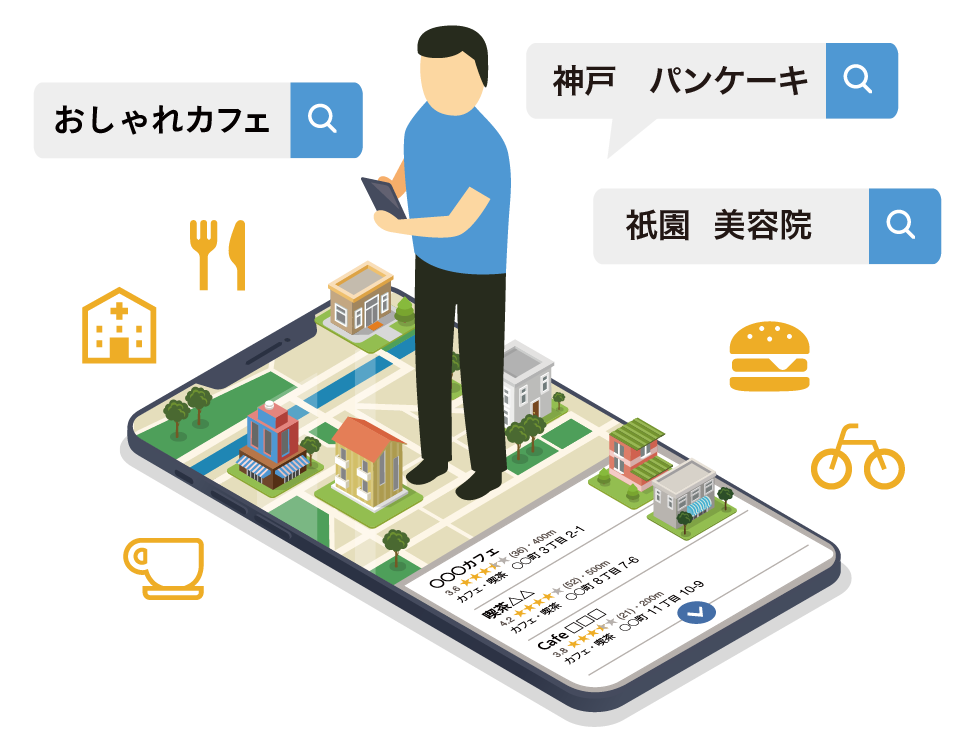 Google map 上位表示